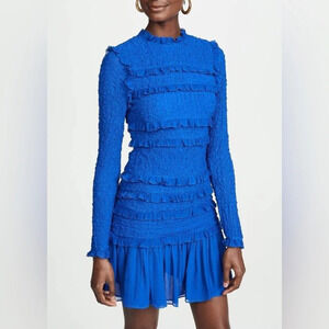 Ulla Johnson 100% Silk Gia dress in Cobalt blue NWT Size: 2